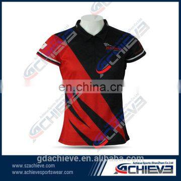 China new fashion fabric wholesale custom cheap sublimated rugby jersey