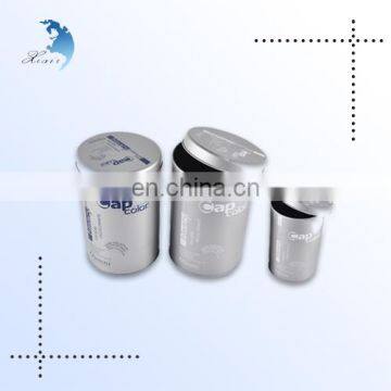 High Quality Custom Design Matte Durable Cylinder Shape Small Metal Boxes/Cans