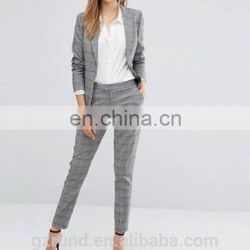 Cool Handsome Good Looking Stylish Trousers, High Fashion Pants Design Grey Reiss Check Pant Suit