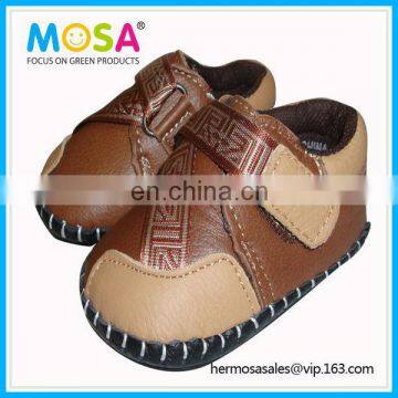 Pink White Genuine Leather Sport Girl Shoes Anti-Slip Fashion Design photo-3