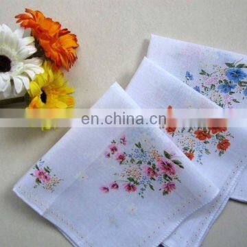 Graceful women handkerchieves with sweet flower design