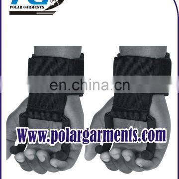 Pro weight lifting training gym hook grips straps gloves