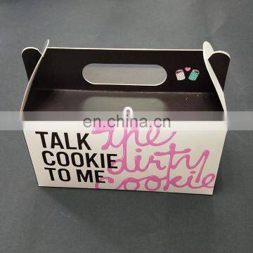 Cheaper Paper Cup Cake Box With Clear PVC Winder photo-6