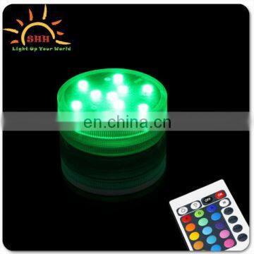 2015 hot sale submersible led lights with remote control