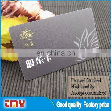 2017 Hot Sell High Quality Manufacturer Transparent Plastic Business Card photo-3