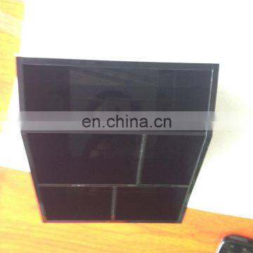 low price clear acrylic document holder with 5 pockets