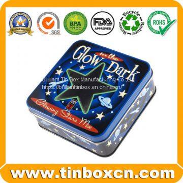 Custom Square Metal Tin Box For Gift Storage photo-2