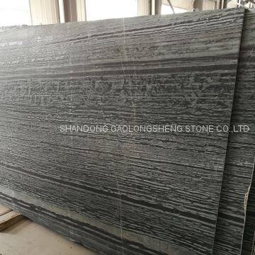 Grey Wooden Marble,Zebra Stripe Marble, Blue Bamboo,Grey Straight Marble, Grey Marble Slabs & Blocks photo-4