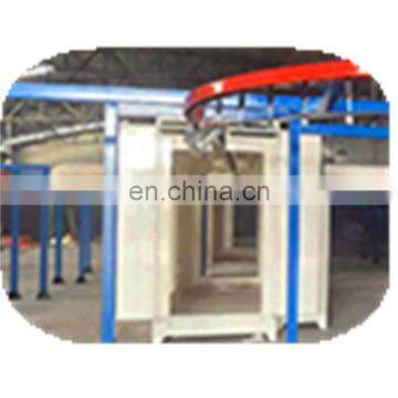 Automatic powder coating booth for aluminium profiles 74