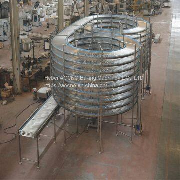 Bread cooling tower,spiral cooling tower baking bread line, bread production line