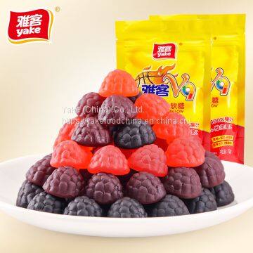 Yake V9 fruit filled gummy candy with vitamin C