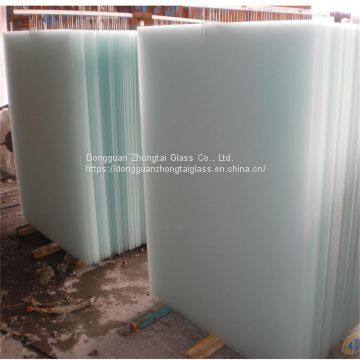 Glass factory supply good quality tempered frosted glass panel