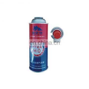 empty butane gas metal tin cans and Aerosol cans for gas butane made in china