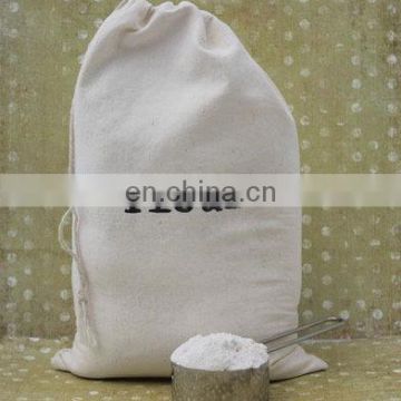 Nature eco-friendly recycled cotton flour bags for sale