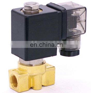 PU-06 Wiring type AC 220V 0~3bar 2/2 way direct acting NC brass G1/4" bsp steam solenoid valve FKM Seal orifice 6mm