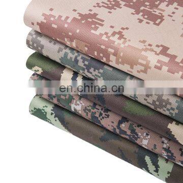 600D PVC Coated Camouflage/Camo Polyester Printed Oxford Fabric for Backpack