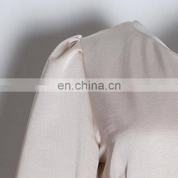 Puff Sleeve Off Shoulder High Waist Waist Jumpsuits Women 2020 Fashion photo-3