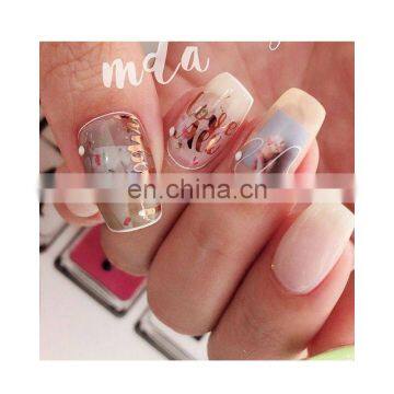 JOYFUL 362-387 Japanese Mayu Rose Gold English Letter Nail Stickers Nails 3d Adhesive Patch Nail Stickers photo-4