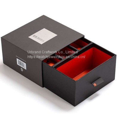 Csutom Logo Drawer Box Gift Box With Compartments Design. photo-2