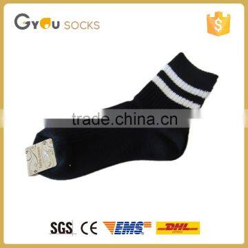 Japan style black and white solid color socks with Factory price Wholesale