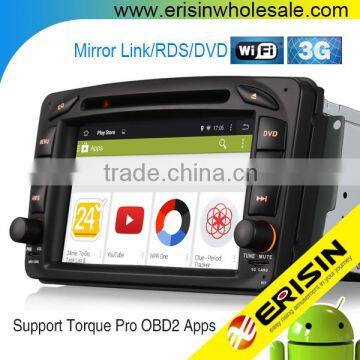 Erisin ES2507B 2 Din 7 inch Android 4.4.4 Mercedes ML W163 Car Audio with GPS