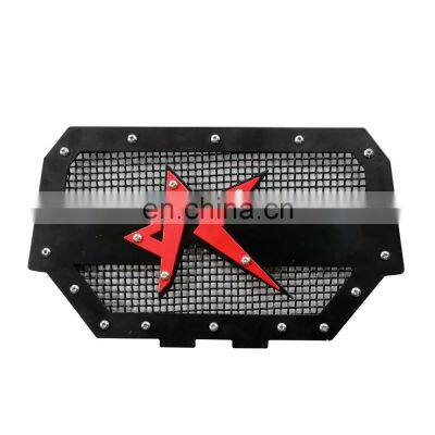 Custom Polaris RZR XP1000 2014-2018 Steel ATV UTV Front Mesh Grill Black Powdercoat