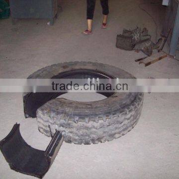 Hot! hydraulic waste tire shredder machine