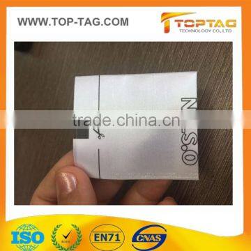 Rfid Woven Clothing Label Garment Woven Label woven rfid tags