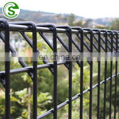 Decorative 6ft powder coated BRC welded wire mesh fence for park