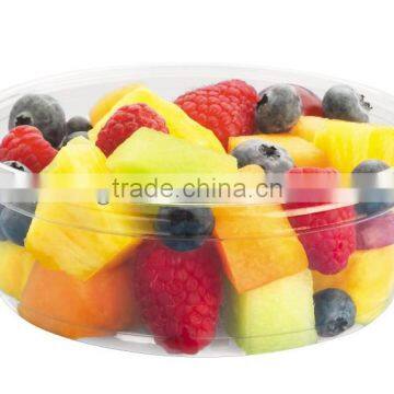 8oz/240ml clear plastic deli container.disposable PET fruit container.disposable PET salad tableware with lid