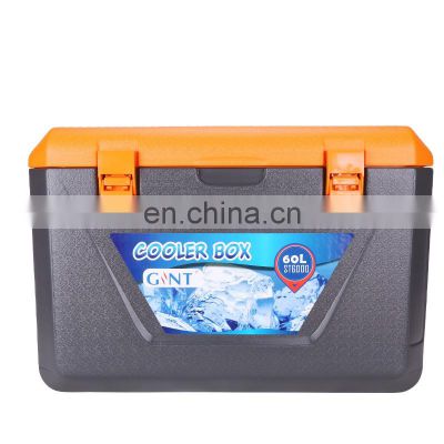 travel plastic modern car cooler box car 60L picnic marine popular fishing camping beer cooler box ice small