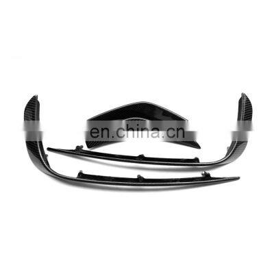 Carbon Fiber Front Bumper Canards Exterior Trim for Mercedes Benz GLA Class X156 2014-2017 photo-5