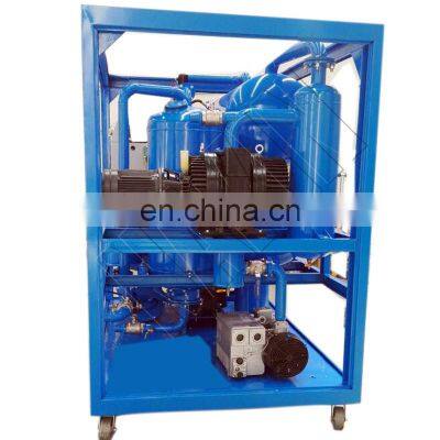 Power Transformer Oil Double Stages Vacuum Oil Filter Machine Transformer Oil Regeneration System photo-5