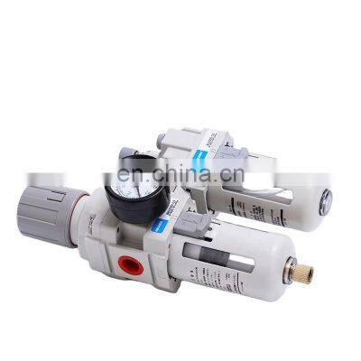 Air Line Air Filter Regulator And Lubricator Combination FRL Units Wholesale High Quality AC Series Air Filter Regulator