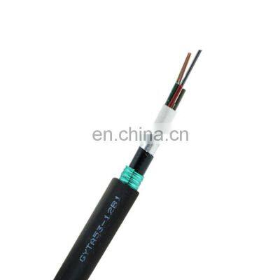 outdoor fiber cable GYFTY53 cable price and grounding fiber cable price in Chinese factory