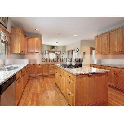 Classic Design Multipurpose Antique Style Pine Wood American Kitchen Cabinet photo-3