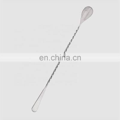 Factory Direct 12 inches stainless steel coffee stirrer beauty bar mixing spoon