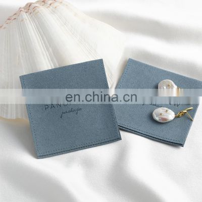 PandaSew gift bags for jewelry packaging flap pouch with custom logo