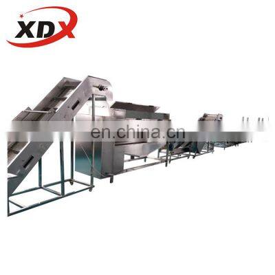 XDX 500kg/h full automatic frozen french fries machinery for potato french fries production line