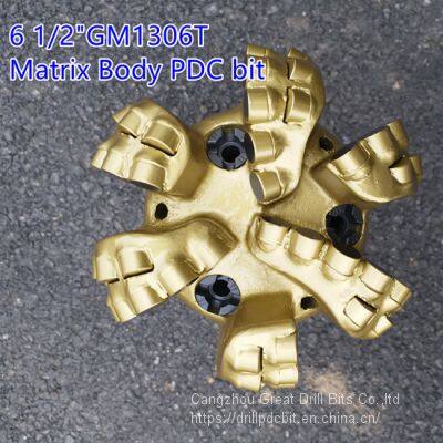 Factory price mining oil water well drill Matrix body pdc rock drill bits
