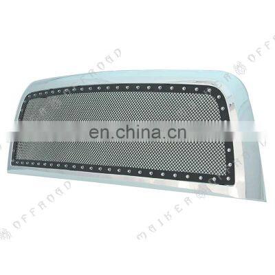 Chrome Stainless Steel Wire Mesh Packaged Grills For Dodge Ram 2500 3500 Spare Parts 2010 - 2012 photo-3