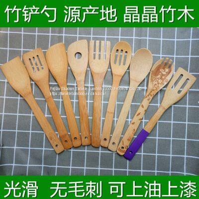 Wholesale Best Bamboo kitchen utensil set /bambu cooking utensils set