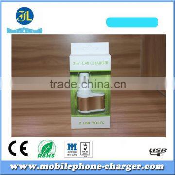 Promotional Customized USB Car Charger Cheap Wholesale Colorful Dual USB Car Charger for Cell Phone photo-4