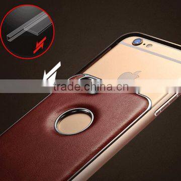 High-grade Retro Cow Leather Men Cell Phone Case Leather Mobile Phone Case for Iphone 6S Cheap Phone Cases photo-2