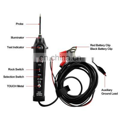 ALLOSUN Power Probe Electric Circuit Tester Voltage Polarity Tester Continuity Tester Short Circuit Tracker for 2-24V DC EM287 photo-2