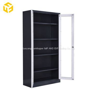 Furnitopper Full Glass Door Metal File Cabinet photo-4