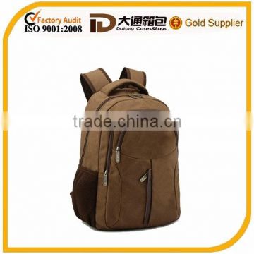 brown canvas backpacks for college student,vintage fashion backpack bags