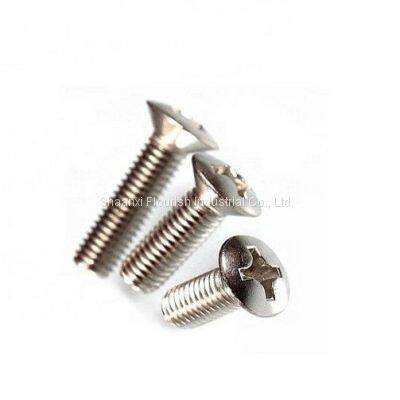 M2 - M8 Metric Cross Recessed Phillips Raised Countersunk Head Screw DIN 965