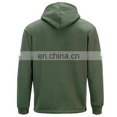 Latest 2022 Design Bottom Drawstring Pullover Hoodies Sweatshirts Forest Green Front Custom Striped Hoodie of Men Sweatshirt photo-2