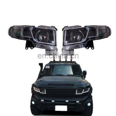 Maictop Автоматическая система освещения Передний фара для FJ Cruiser LED-подвижный прожектор LED-фара
